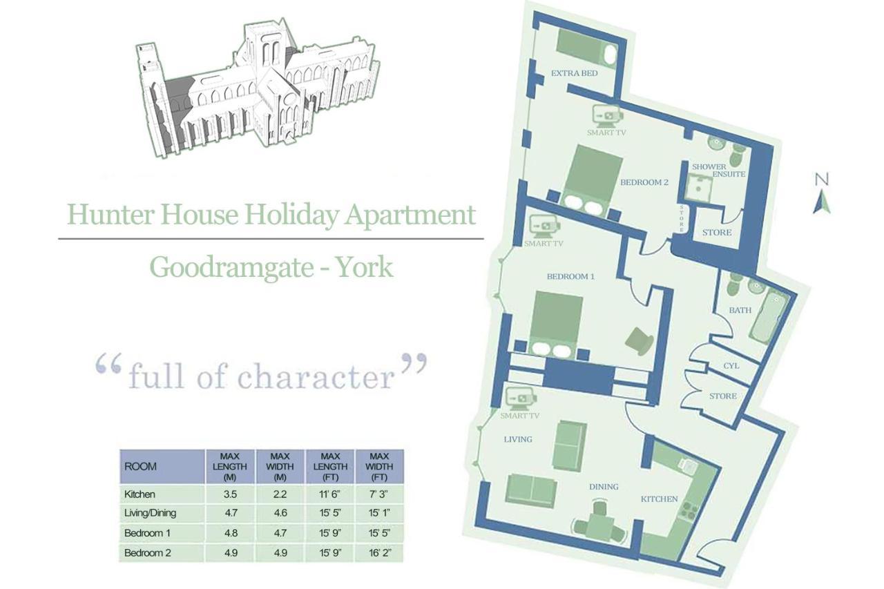 Hunter House Holiday Apartment - York Luaran gambar